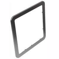 Gehäuserahmen links silber für Saeco Moltio